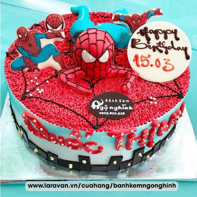 Mẫu bánh sinh nhật Siêu nhân, Người nhện, Spidermen, Avenger 2022