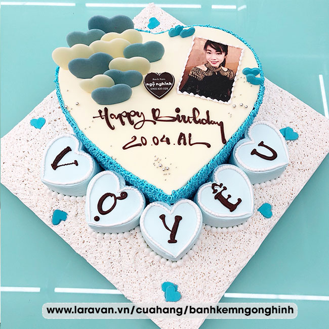 Bánh kem sinh nhật tặng vợ yêu