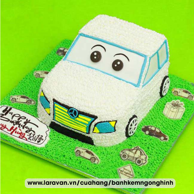 Bánh kem sinh nhật tạo hình xe hơi, xe ôtô