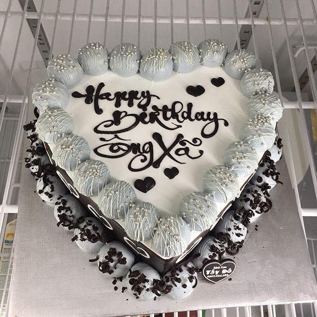 Bánh sinh nhật trái tim lớn và triệu tim nhỏ dễ thương tặng sinh nhật chồng  yêu 6147 - Bánh sinh nhật, kỷ niệm