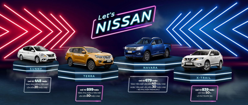 Chương trình ưu đãi dành cho khách hàng mua xe Nissan trong tháng 03/2020